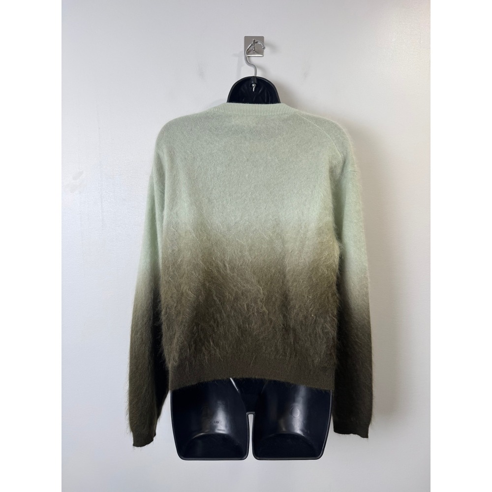 J.Crew Dip-Dyed Brushed Cashmere Sweater Small Sea Mist Pine Green Size XS - Picture 2 of 6